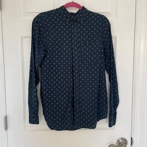 CLUB MONACO SLIM BUTTON DOWN DRESS SHIRT